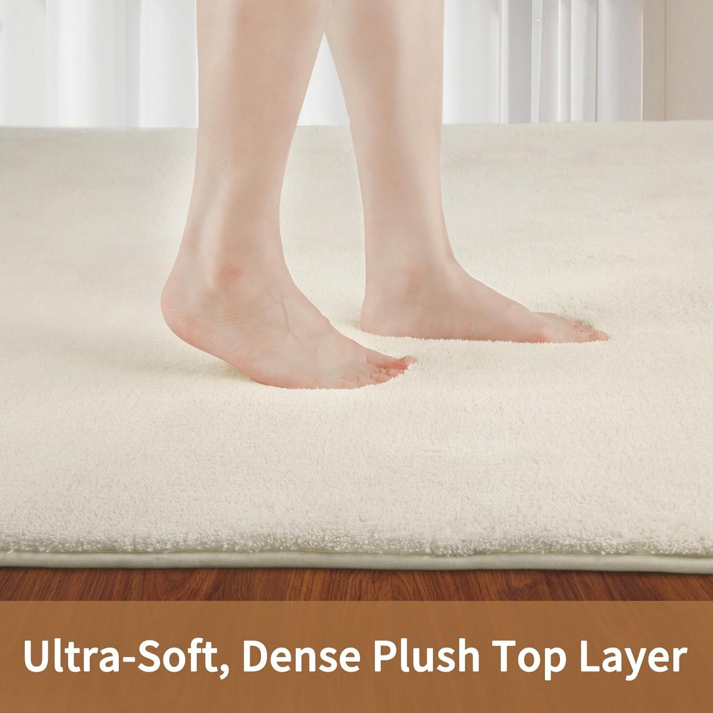 Sour Lemon 9x12 Area Rugs for Living Room, Soft Large Area Rug Fluffy Rugs for Bedroom,Machine Washable Area Rug Non Slip Carpet Rug for Living Room Playroom Kids Room Home Decor