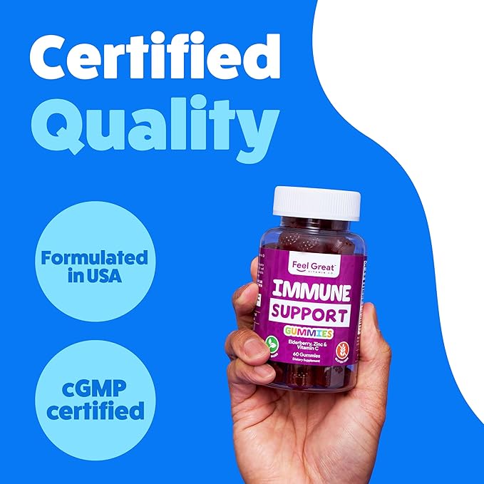 Feel Great Immunity Support Gummies 60 Gummies
