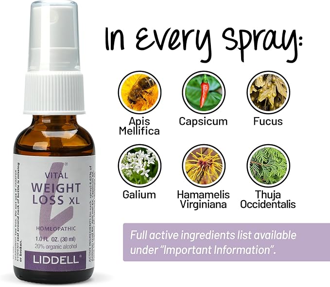 VITL Weight Loss XL Liddell Homeopathic 1 oz Liquid