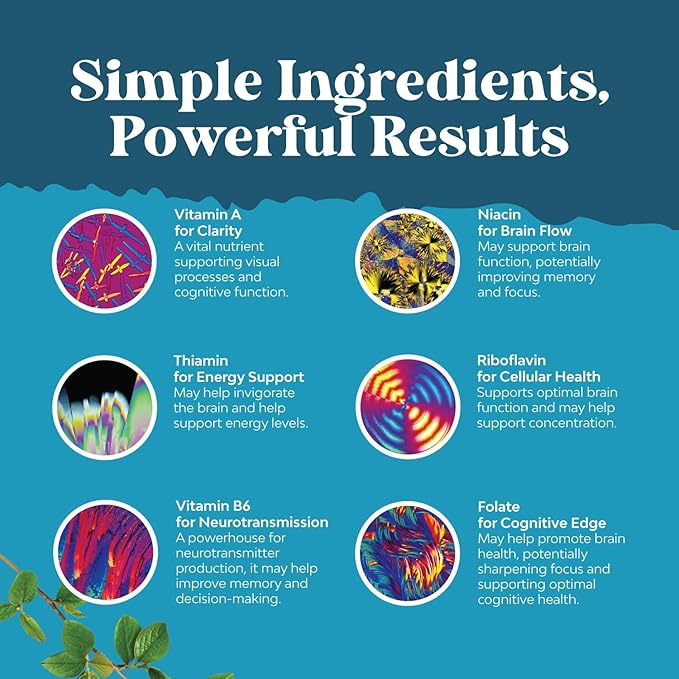 Advanced Nootropics Brain Support Supplement - Synergetic Mental Energy and Focus Supplement with Vitamins for Cognitive Enhancement - Mind and Memory Supplement for Brain Health 45 Servings