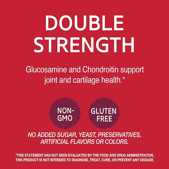 21st Century Glucosamine Chondroitin 500/400mg 60 Count