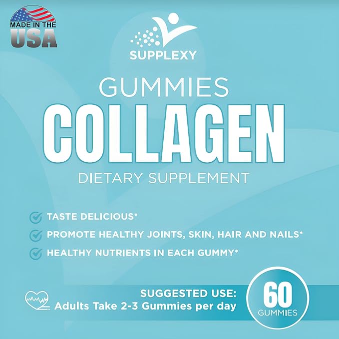 Collagen Gummies - Healthy Nutrients Hair 60 Gummy