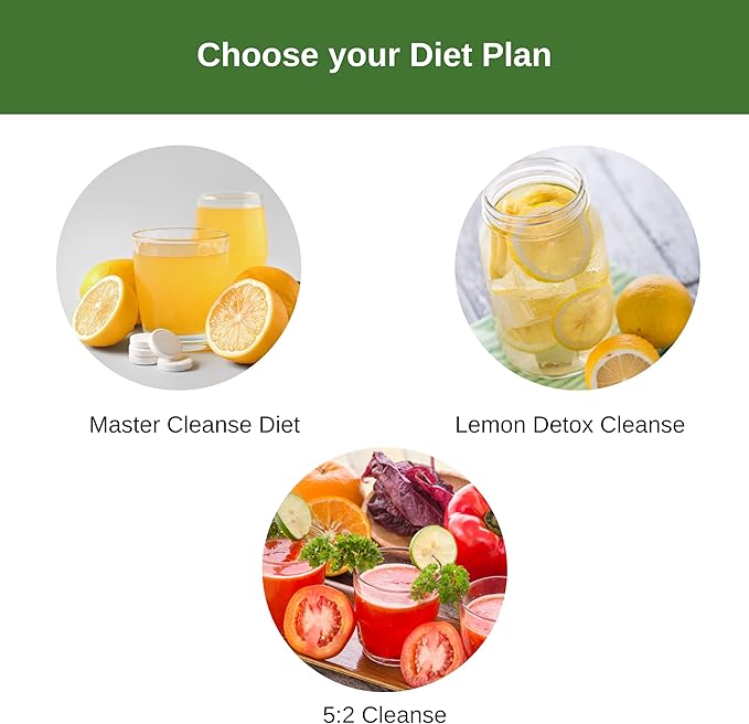 10-14 Day Detox Pack Master Cleanse Diet - Body Cleanse Detox Drink Colon Cleanser & Detox Metabolism Booster Master Cleanse Lemon Cayenne Maple Detox, 10-14 Days Detox Drink