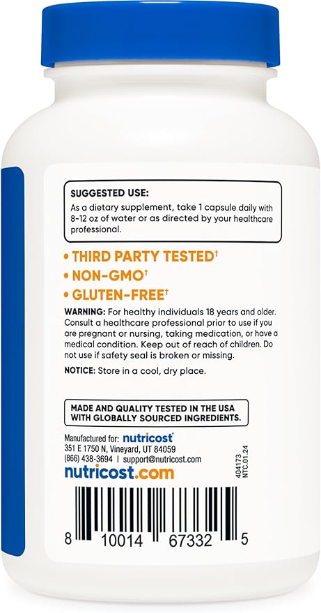 Nutricost Andrographis Extract 450mg, 180 Vegetarian Capsules - Non-GMO & Gluten Free