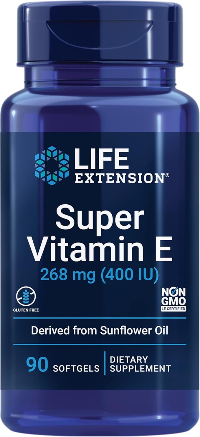 Life Extension Super Vitamin E 268mg 500mg Heart