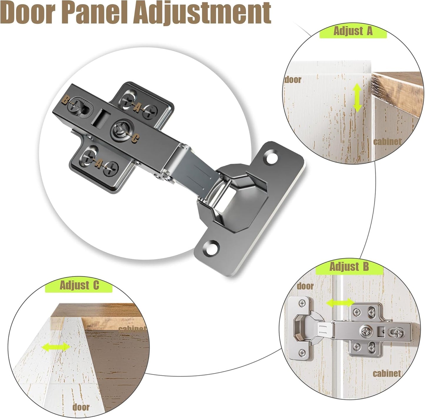 3-Sided Glass Farmhouse Fireplace TV Stand for TVs Up to 100 Inch, Entertainment Center with 36" Electric Fireplace, TV Console with Storage Cabinets for Living Room, Antique White