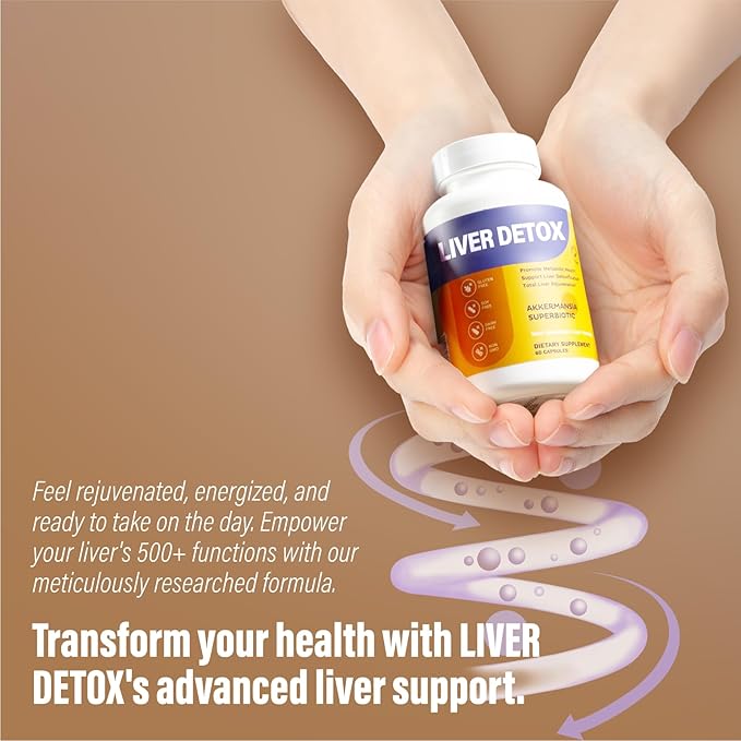 Vitality | Metabolism | Immunity Liver Detoxification, Regeneration, and Recovery Liver Support Supplements 1PCS