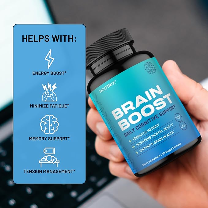 Brain Boost Nootropic Supplement 60 Capsules