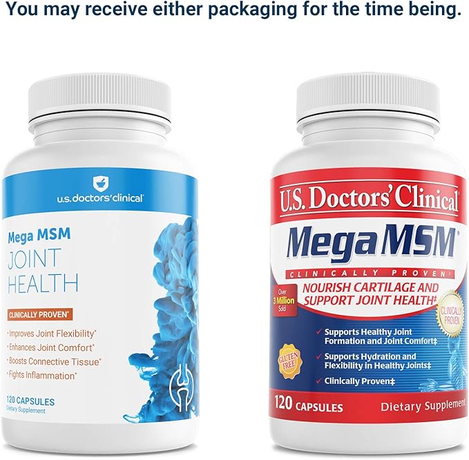 U.S. Doctors’ Clinical Mega MSM Daily (1 Month 120 Capsules)