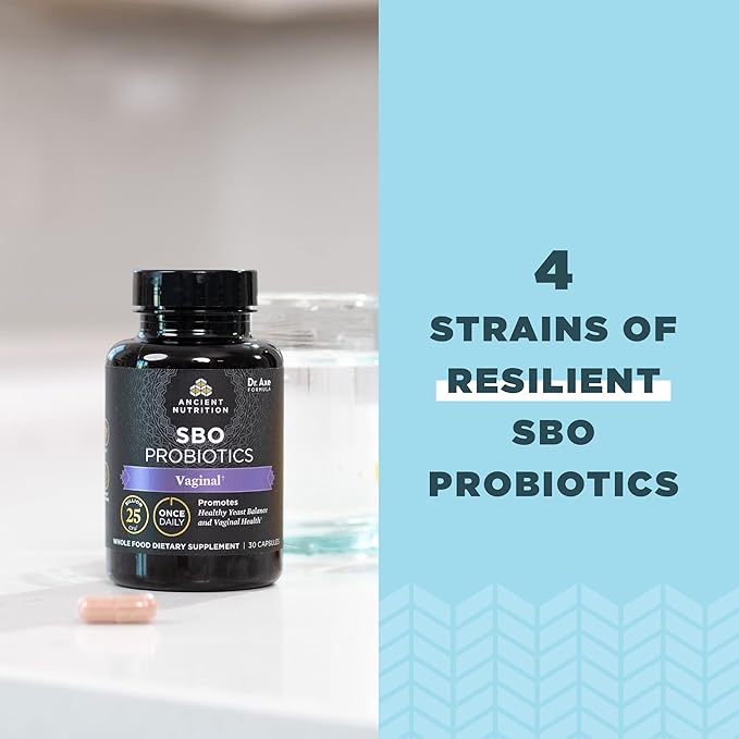 Ancient Nutrition Probiotic for Women, Once 30ct, Healthy 25 Billion