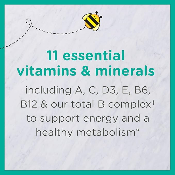 Zarbee's Toddler Vitamins, Complete Multivitamin D3 & 2-3 Years, 110 Count