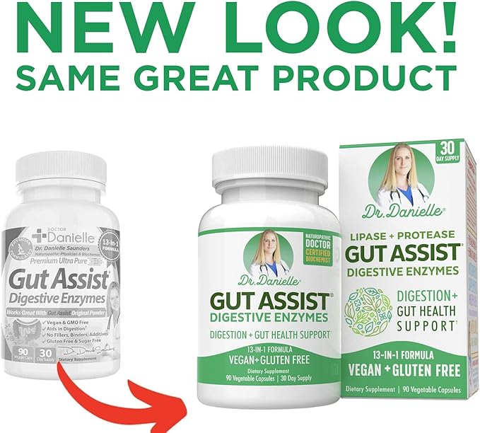 Gut Assist Digestive Enzymes Supplement to