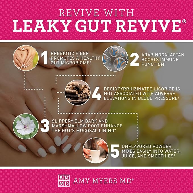 Amy Myers MD Leaky Gut Revive Unflavoured-6.30 Oz