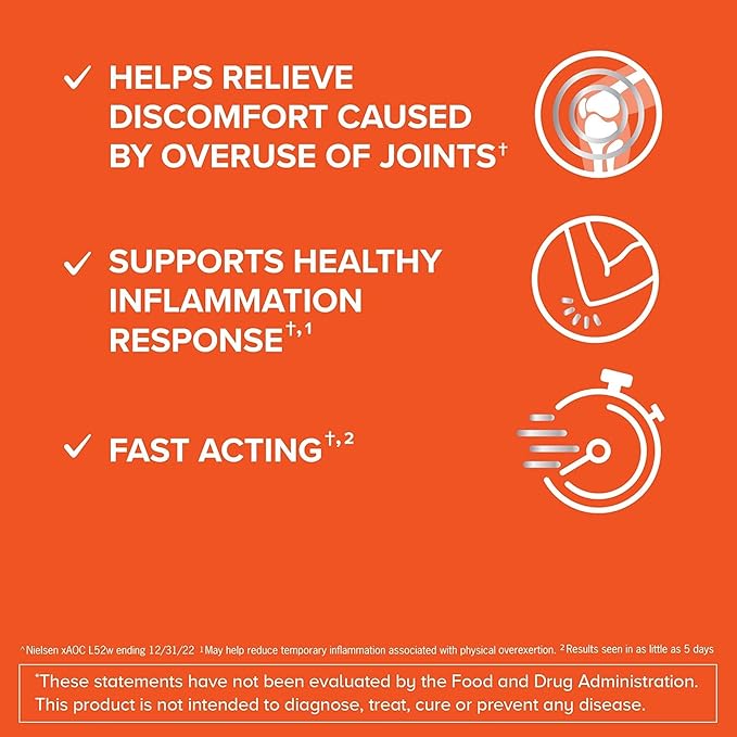 Qunol 5-in-1 Joint Support Supplement, Fast 60 Count