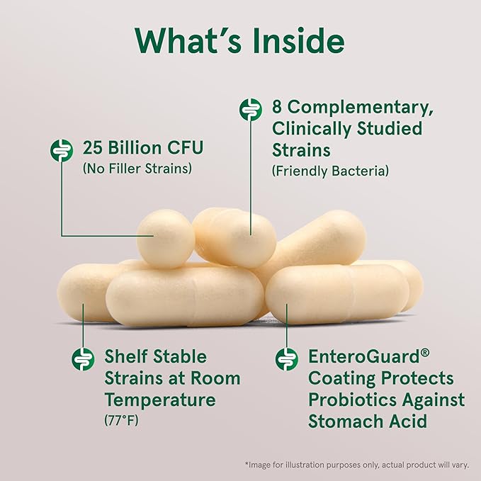 Jarrow Formulas Jarro-Dophilus EPS Gut Restore 25 Billion 8 Clinically-Studied 30 Veggie 30 Day