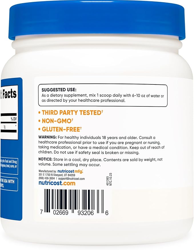 Nutricost Pure MSM Powder 500 Grams