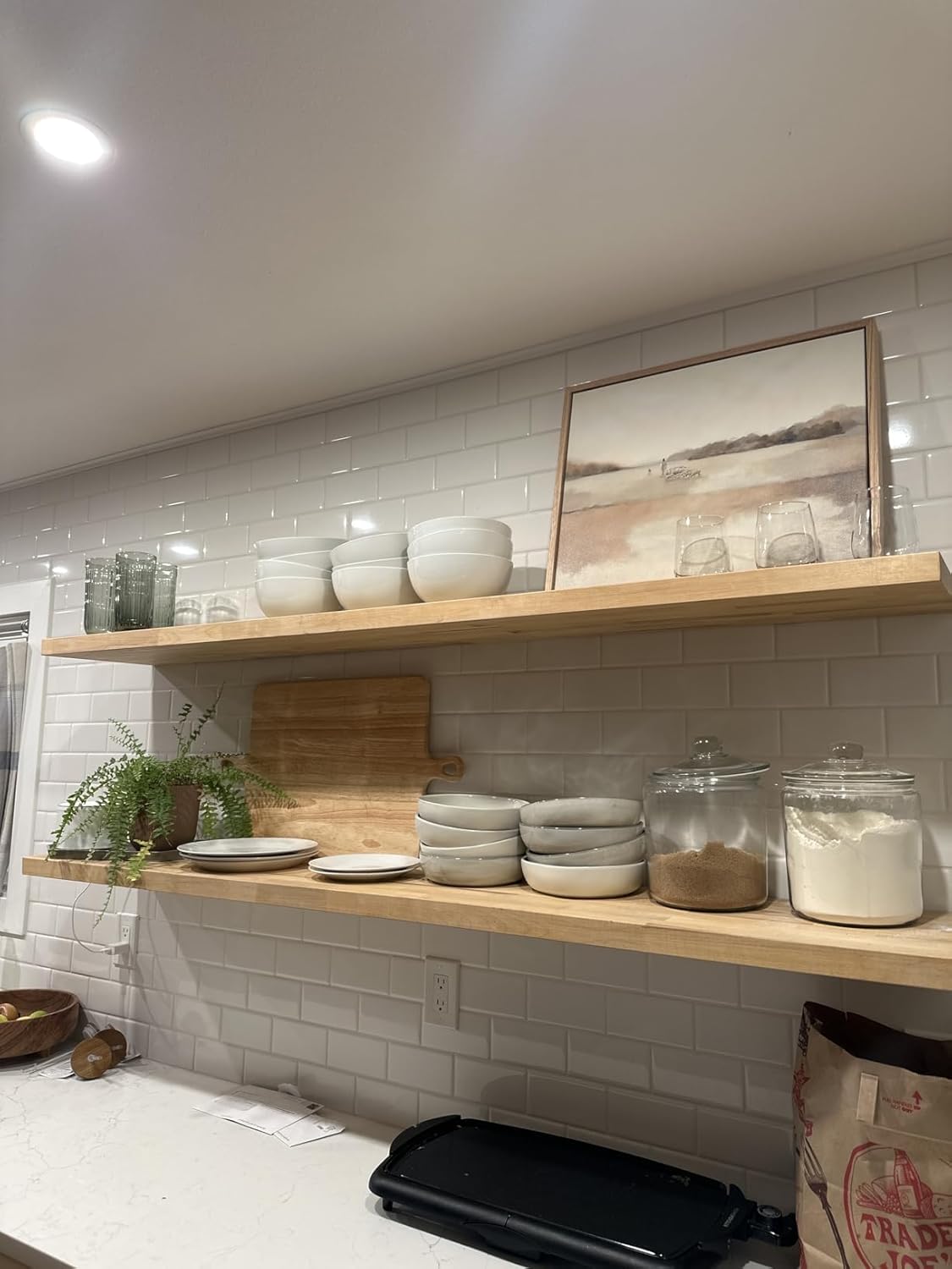 Hidden Shelf Brackets , Floating Shelf Bracket ( Additional Brackets -NO Kits) 38 Inch -2 Pcs