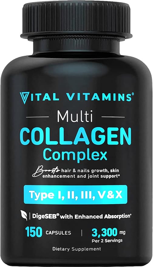 Vital Vitamins Collagen for Women & Men 150 Capsules