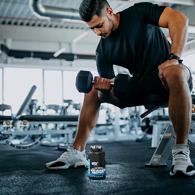 EFX Sports Kre-Alkalyn Pro | pH Correct Creatine Monohydrate Pill Supplement | Muscle Building Pre Workout for Men & Women | 30 Servings, 60 Capsules