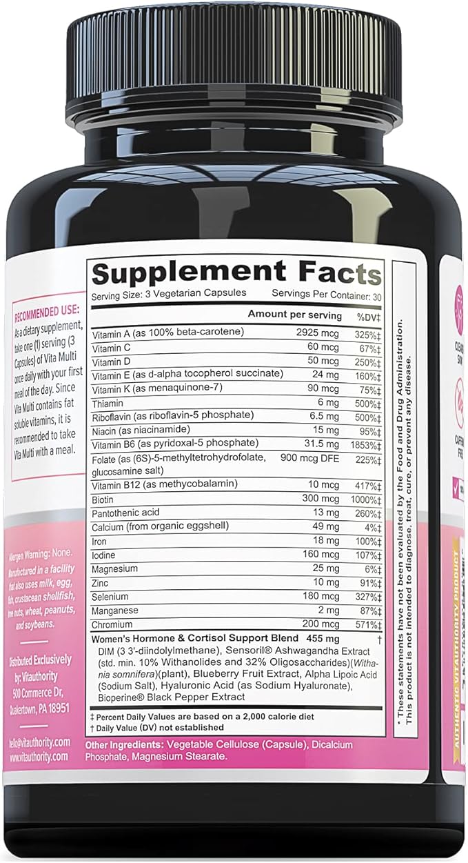 VITA Multi Multivitamin for Women: Women’s 30 Day