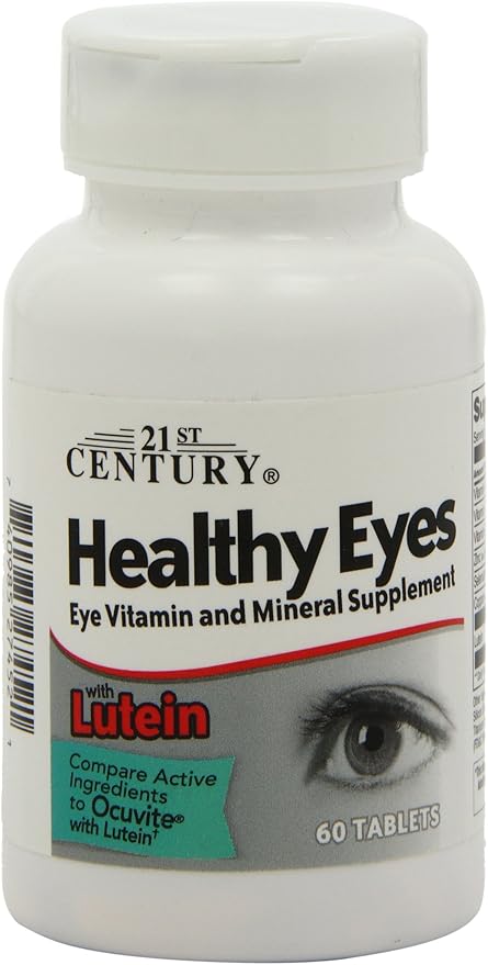 21st Century Healthy Eyes with Lutein 60 Count, (27452) (Pack 2)
