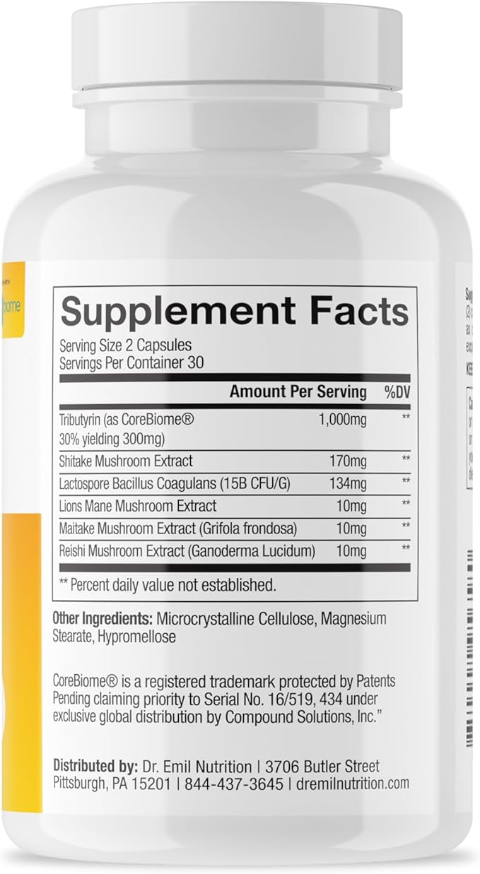 DR. EMIL NUTRITION Total Gut Health Complex 60 Capsules
