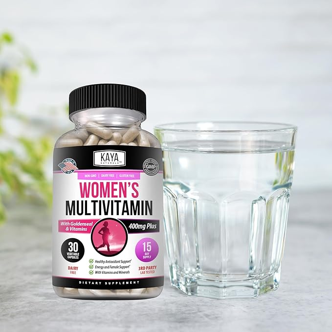 Kaya Naturals Women's Multivitamin, Overall Healthy 30 Count