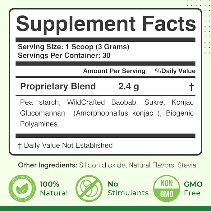 DigestSync Digestion Supplement for Gut Health 100% Natural 3.17 Ounces, 30 Servings