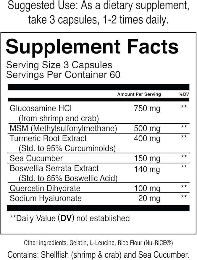 Jocko Fuel Joint Support Supplement (180 Capsules)