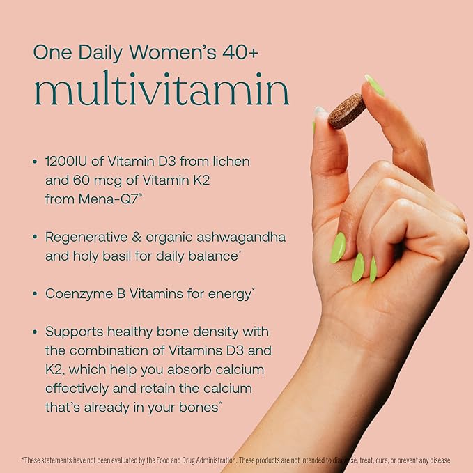 True Grace One Daily Women’s Multivitamin 40+ Fermented 30 Vegan