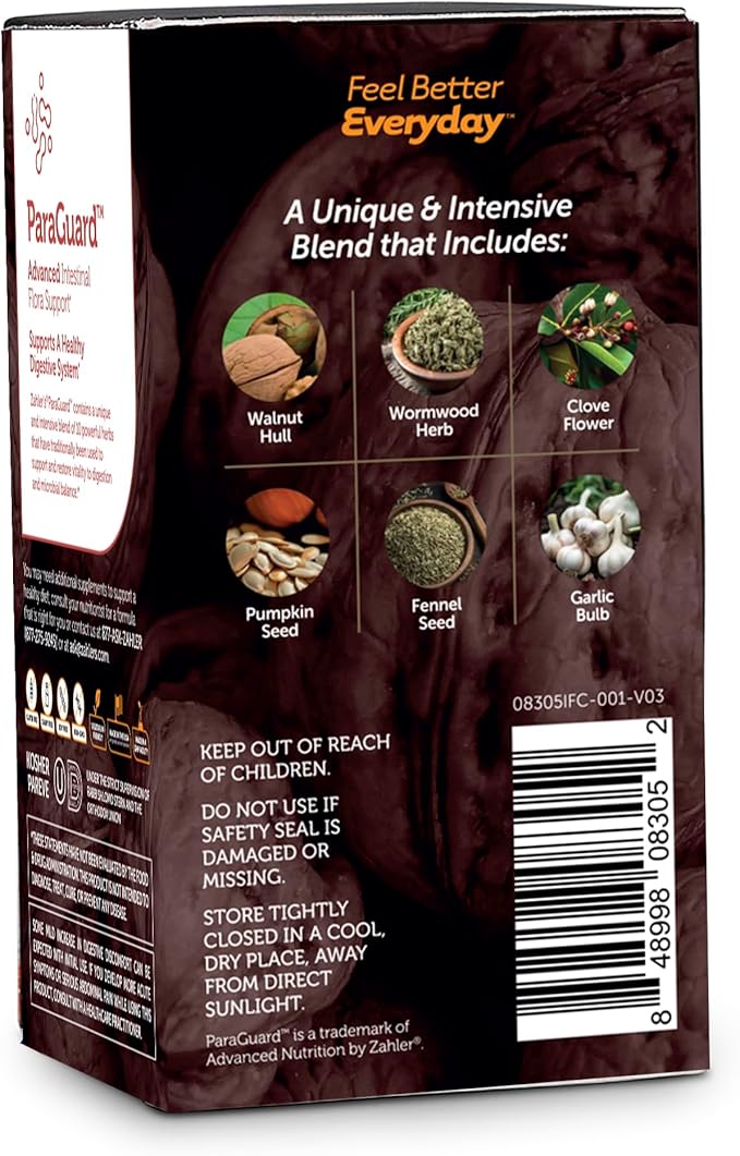 Zahler - ParaGuard Capsules - Gut 30 Count