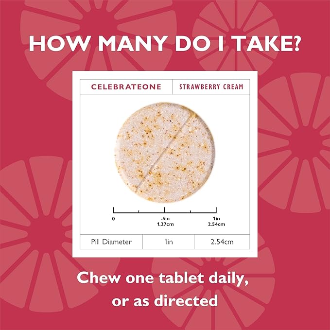 Celebrate Vitamins CelebrateONE Chewables, Iron Free (30 Tablets)