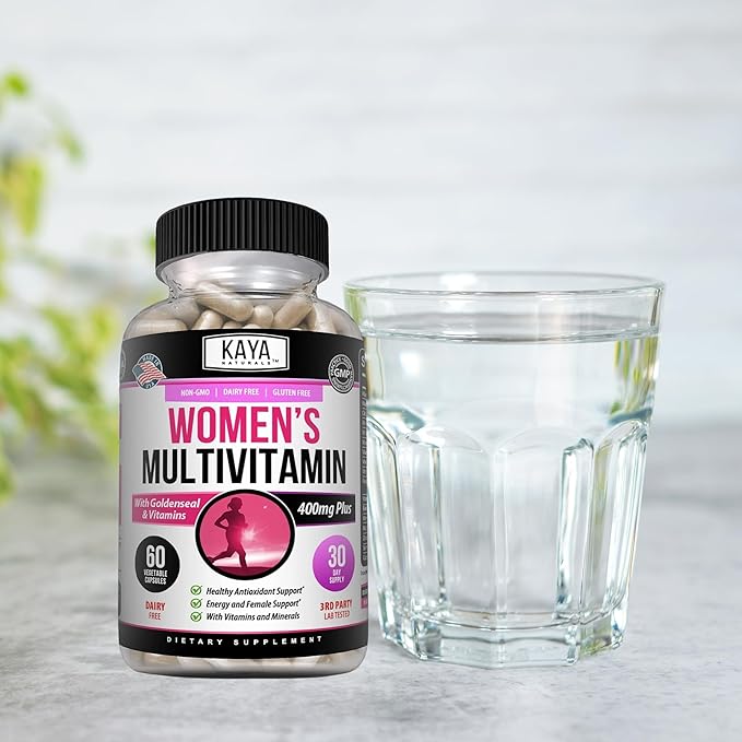 Kaya Naturals Women's Multivitamin, Overall Healthy 60 Count