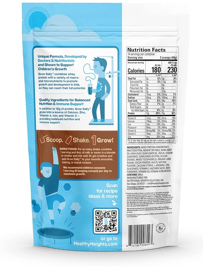 Healthy Height Grow Daily 3 Protein