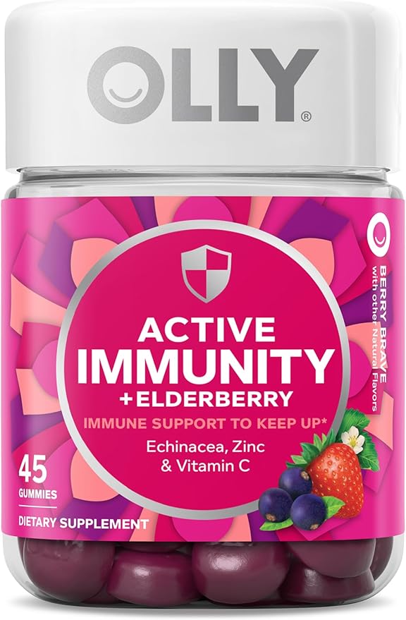 OLLY Teen Girl Multi Gummy, Healthy 15 Essential 70 Count 45 Gummies,