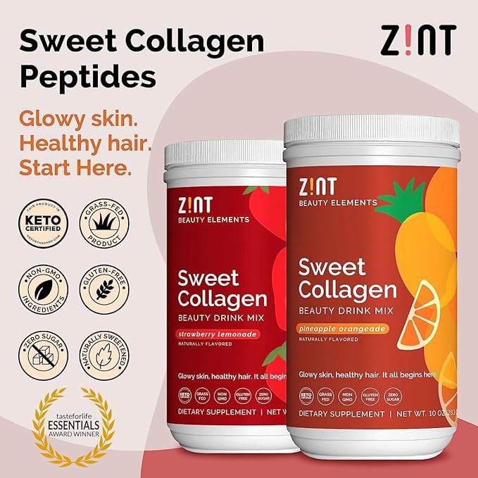 Zint Sweet Collagen Powder Beauty Drink 10 oz