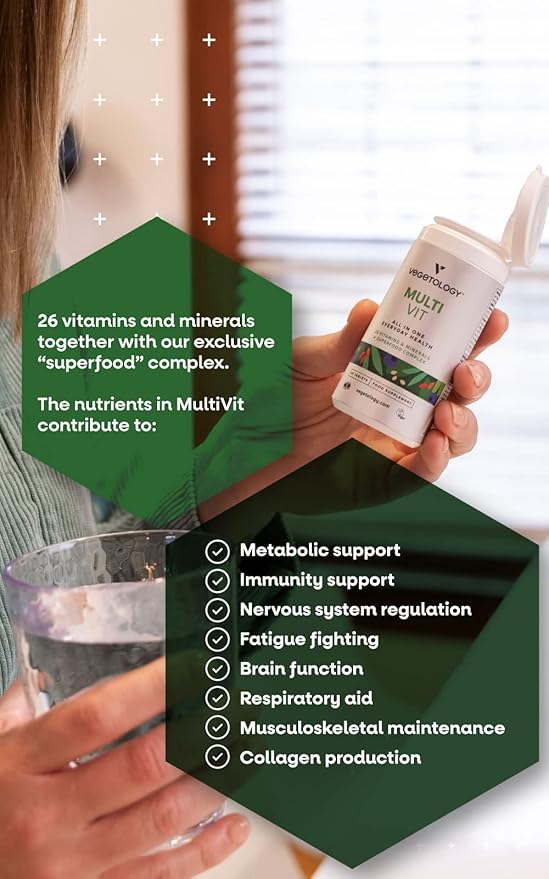 MultiVit Vegan Multivitamins W/26 Vitamin &