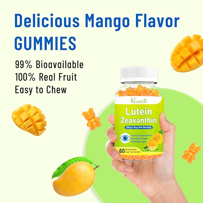 Eye Vitamins Lutein & Zeaxanthin Gummies, 60 Count