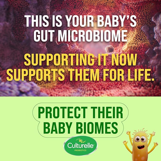Culturelle Baby Healthy Development Probiotic, Vitamin 1+, Gluten 30 Count