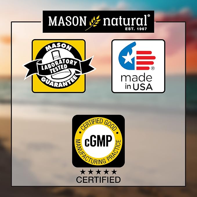 MASON NATURAL Fish Oil 1,000 mg 300 mg Omega-3, Healthy 60 Softgels 3)