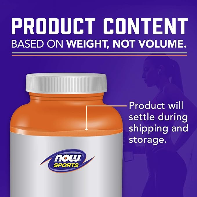 NOW Foods Sports Nutrition, L- Ornithine Powder, Protein Metabolism* and Urea Detox*, Amino Acids, 8-Ounce