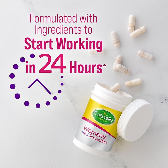 Culturelle Women’s 4-in-1 Daily Probiotic Supplements