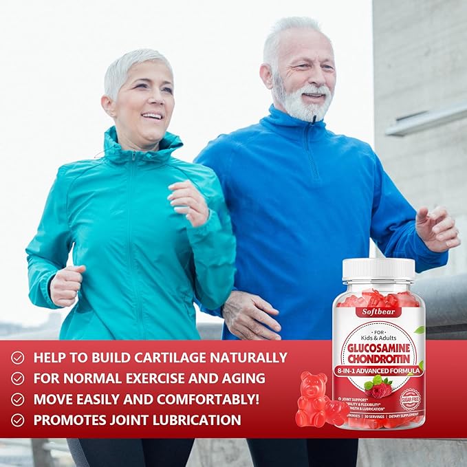 Glucosamine Chondroitin Gummies Sugar Free, Extra 120 Count