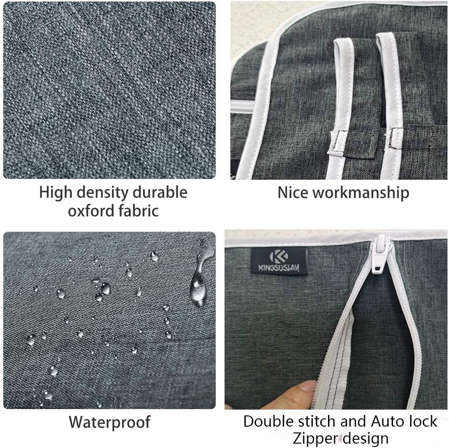 XL Large Hanging Laundry Bag with Hanging Hooks, Over the Door Laundry Bag and Hanging Laundry Hamper with Zipper, Hanging Storage Bag for Laundry, Toys, Towels, 36x 22 Inch,Grey.