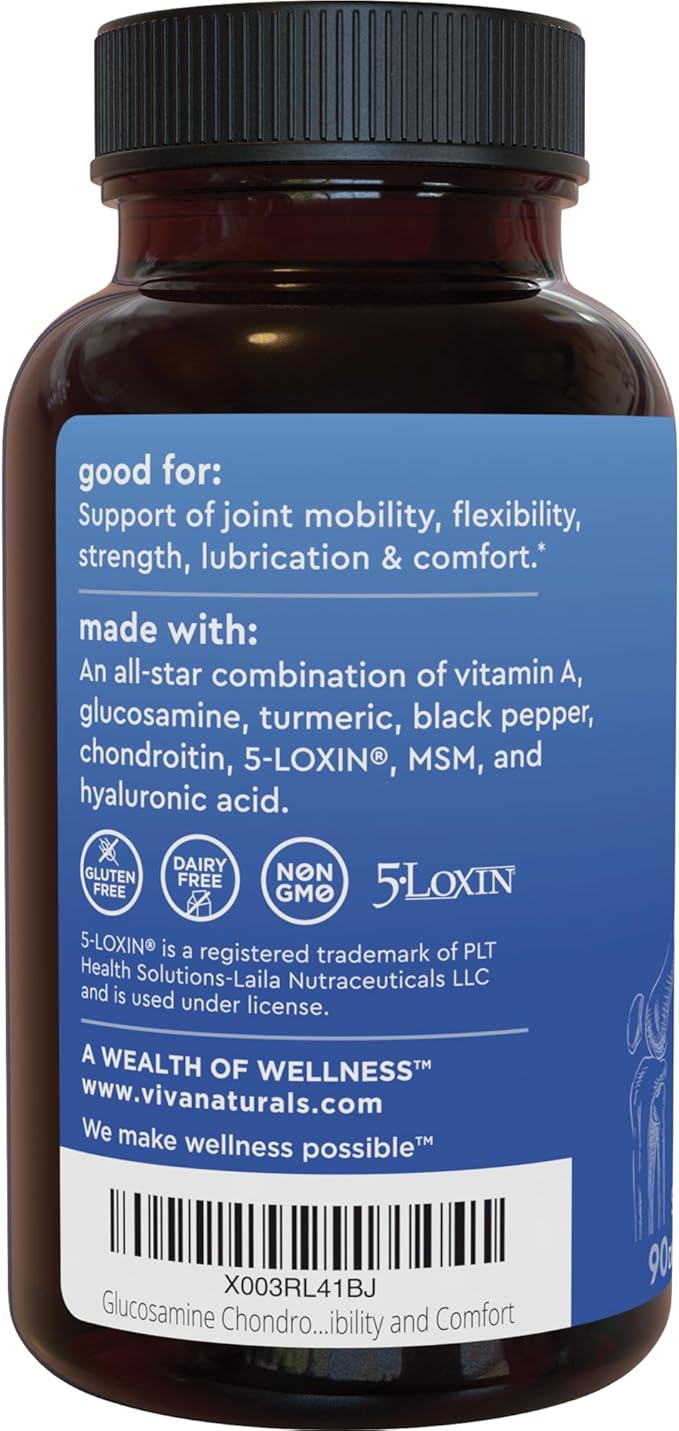 Glucosamine Chondroitin MSM Joint Support Supplement, 90 Capsules