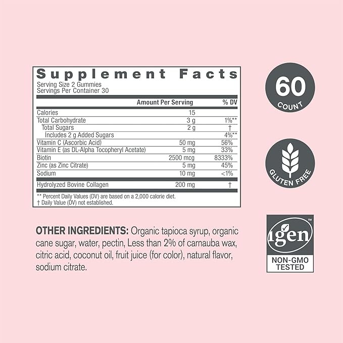 NeoCell Hair, Skin and Nails Beauty 60 Count, 1 Bottle