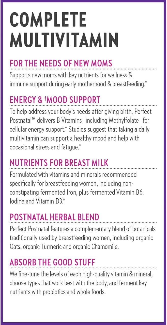 New Chapter, Postnatal Vitamins Lactation Supplement, D3 + 270 Count