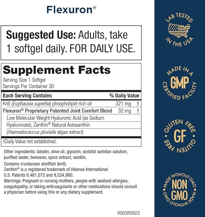 Purity Products Flexuron Joint Formula 3X 7 Days 30 Count (1)