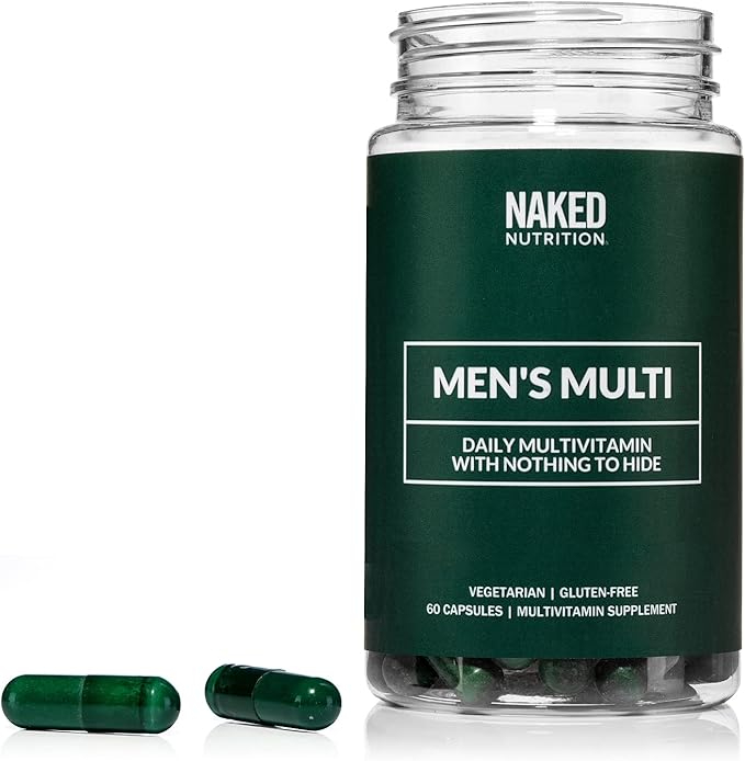 Men’s Multi – Daily Multivitamin for Men – A, C, E, Selenium, Zinc, Fruit and Super Green Extracts and More to Boost Immune Support – Gluten-Free and Vegetarian Daily Vitamins – 60 Capsules