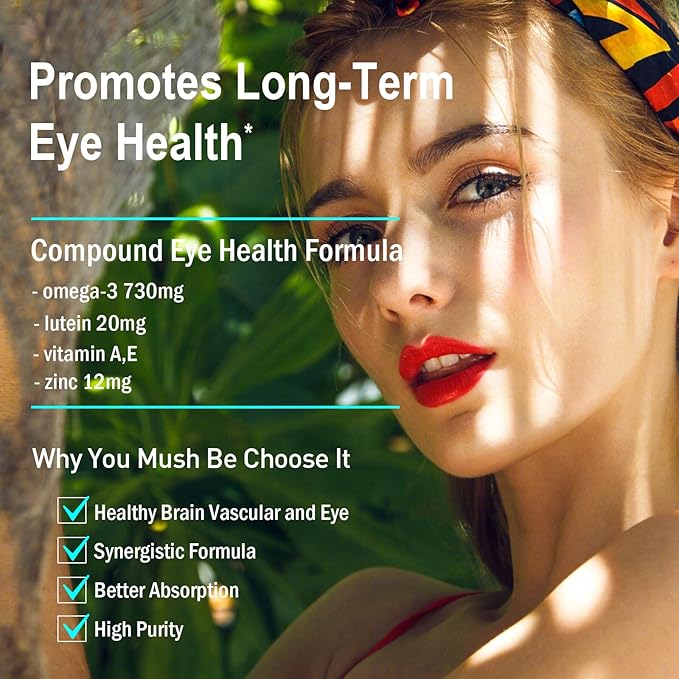 Dr.Brian Eye Vitamins 5 in 1 20mg, Omega 3 Fish 730mg, Vitamin 60Caps